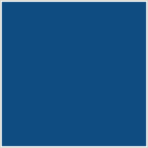 0F4C81 Hex Color Image (BLUE, CHATHAMS BLUE)