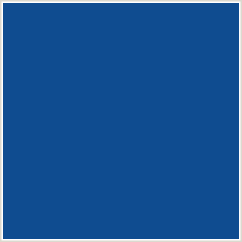 0F4C90 Hex Color Image (BLUE, TORY BLUE)