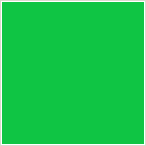 0FC544 Hex Color Image (GREEN, MALACHITE)
