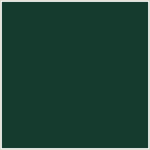 153B2E Hex Color Image (GABLE GREEN, GREEN BLUE)