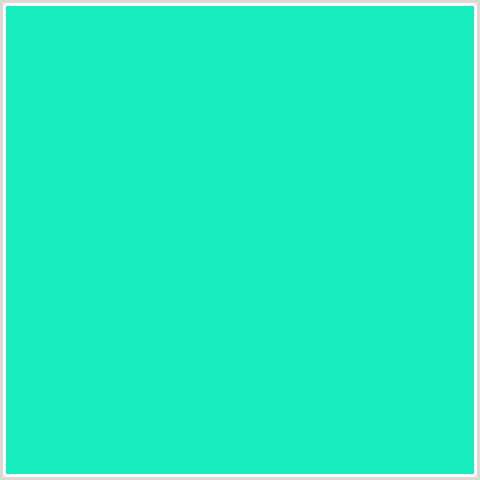 17EEBF Hex Color Image (BLUE GREEN, BRIGHT TURQUOISE)