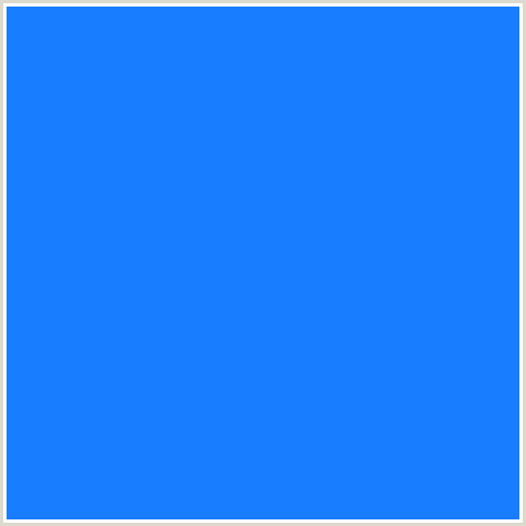197DFF Hex Color Image (BLUE, DODGER BLUE)