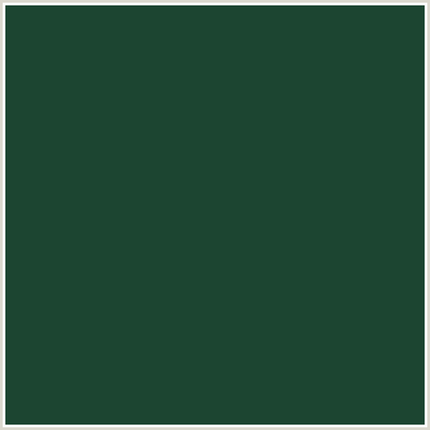 1C4531 Hex Color Image (EVERGLADE, GREEN BLUE)