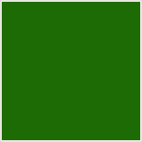 1D6B04 Hex Color Image (FOREST GREEN, GREEN, JAPANESE LAUREL)