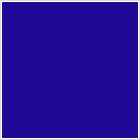 1E0994 Hex Color Image (BLUE, ULTRAMARINE)