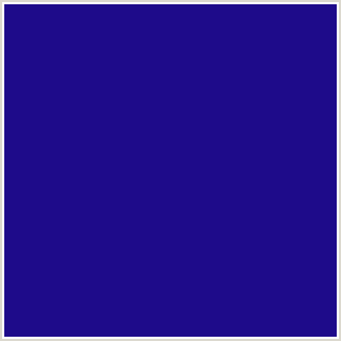 1E0B8A Hex Color Image (BLUE, ULTRAMARINE)