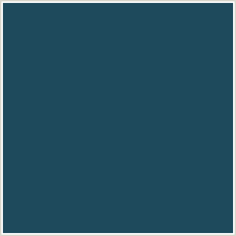 1E4A5C Hex Color Image (CELLO, LIGHT BLUE)