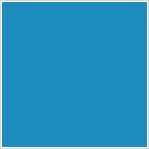 1E8CBE Hex Color Image (EASTERN BLUE, LIGHT BLUE)