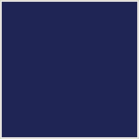1F2656 Hex Color Image (BLUE, CLOUD BURST, MIDNIGHT BLUE)