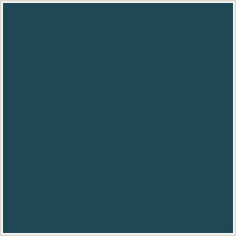 1F4756 Hex Color Image (BLUE DIANNE, LIGHT BLUE)