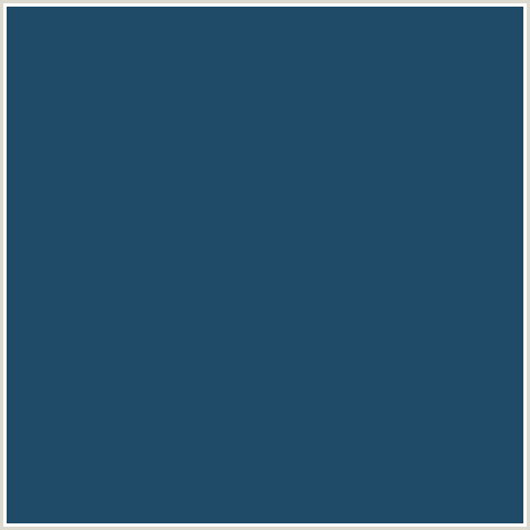 1F4B69 Hex Color Image (BLUE, CELLO, MIDNIGHT BLUE)