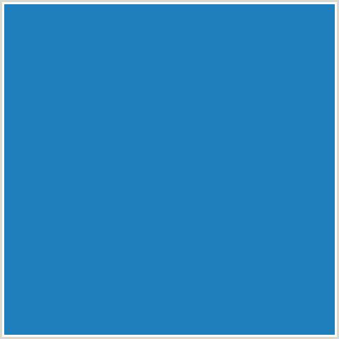 1F7FBD Hex Color Image (BLUE, EASTERN BLUE)