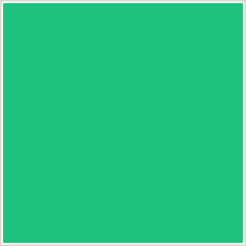 1FC07E Hex Color Image (GREEN BLUE, MOUNTAIN MEADOW)