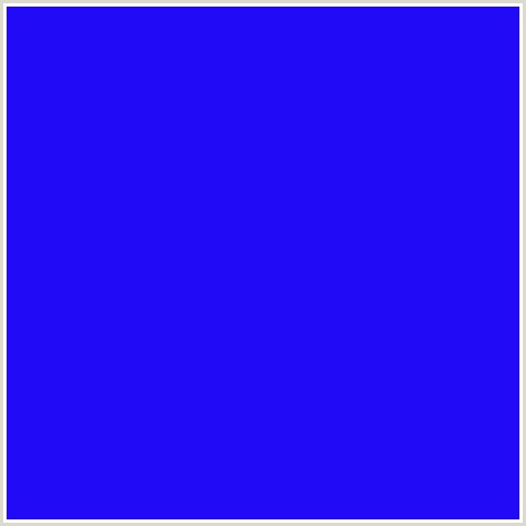 210AF5 Hex Color Image (BLUE)