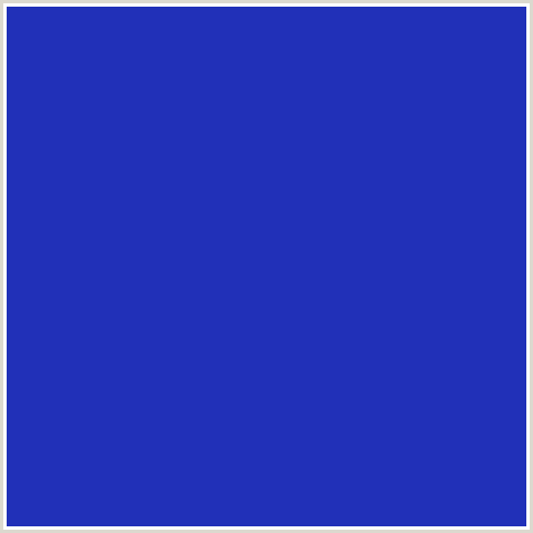 2130B8 Hex Color Image (BLUE, PERSIAN BLUE)