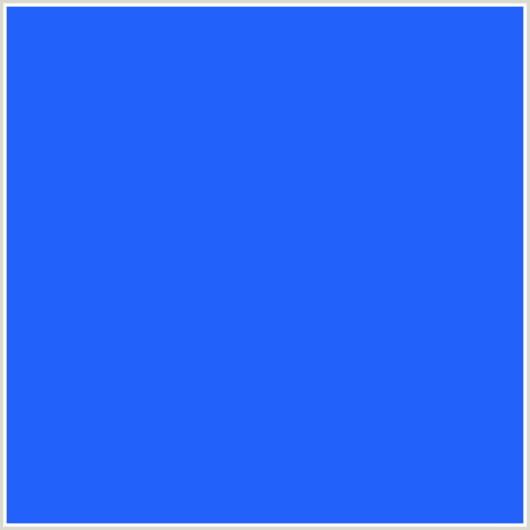 2262FB Hex Color Image (BLUE, BLUE RIBBON)