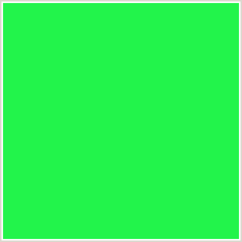 22F44B Hex Color Image (GREEN, MALACHITE)