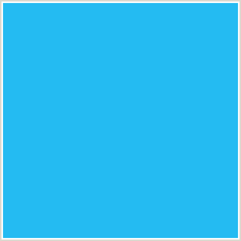 24BBF2 Hex Color Image (LIGHT BLUE, PICTON BLUE)