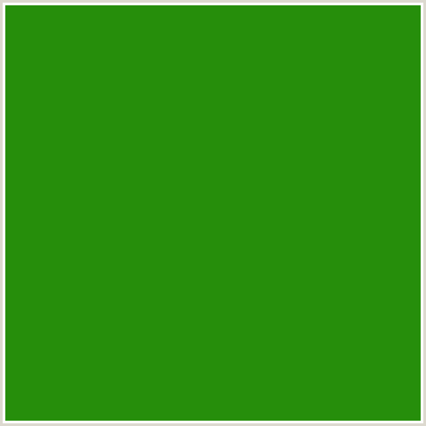 268E0B Hex Color Image (FOREST GREEN, GREEN, LA PALMA)