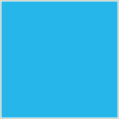 26B6EA Hex Color Image (LIGHT BLUE, PICTON BLUE)