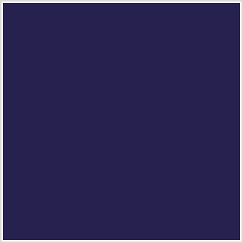 27214F Hex Color Image (BLUE, MIDNIGHT BLUE, PORT GORE)