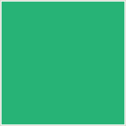 27B376 Hex Color Image (GREEN BLUE, JUNGLE GREEN)