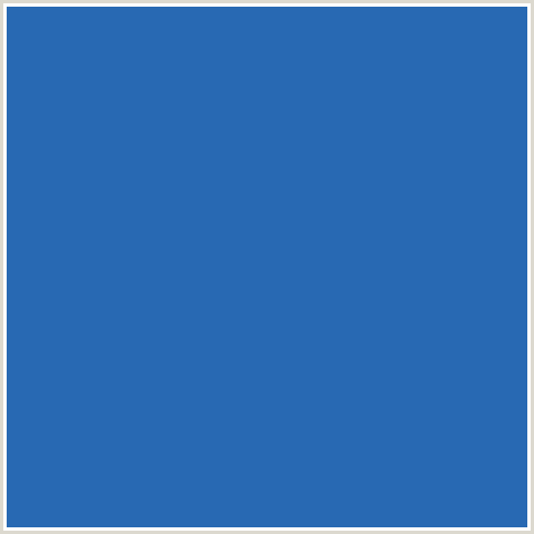 2869B3 Hex Color Image (BLUE, CERULEAN BLUE)