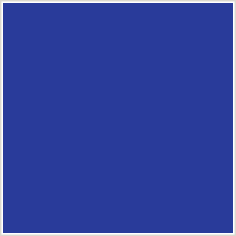 293B9A Hex Color Image (BLUE, SAPPHIRE)