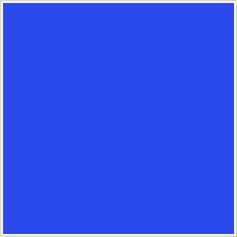 2949EC Hex Color Image (BLUE, ROYAL BLUE)