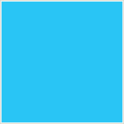 29C5F4 Hex Color Image (LIGHT BLUE, PICTON BLUE)