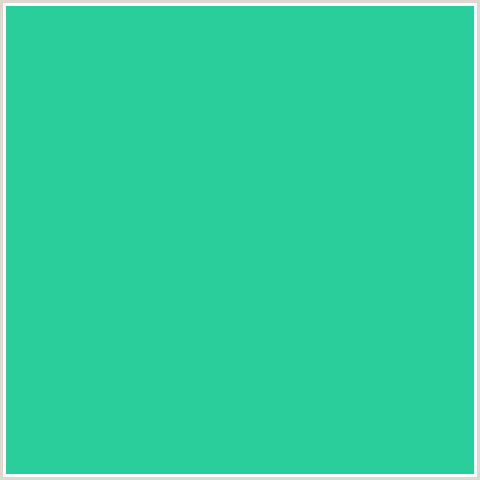 29CE9B Hex Color Image (BLUE GREEN, SHAMROCK)