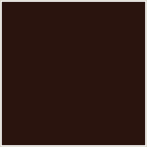 2A140E Hex Color Image (COFFEE BEAN, RED ORANGE)