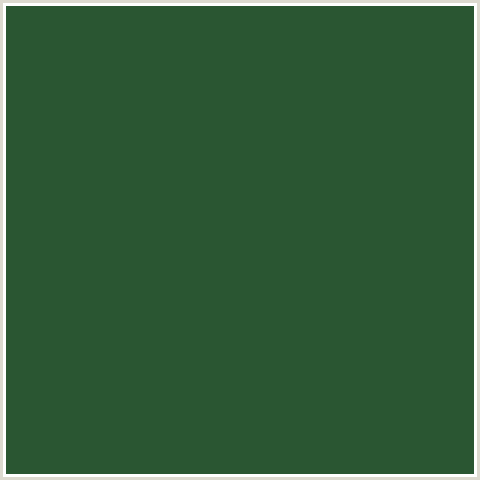 2A5632 Hex Color Image (EVERGLADE, GREEN)