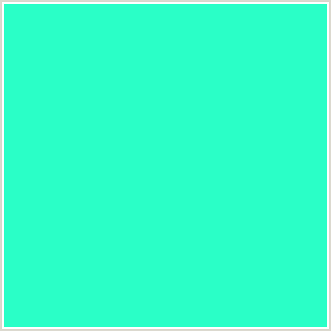 2AFFC7 Hex Color Image (BLUE GREEN, BRIGHT TURQUOISE)