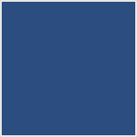 2B4D7F Hex Color Image (ASTRONAUT, BLUE)