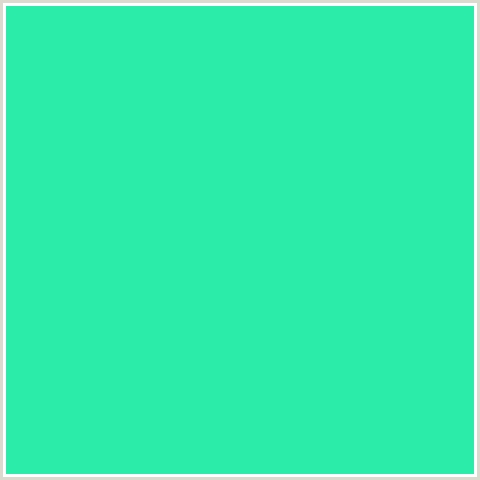 2BEDA9 Hex Color Image (BRIGHT TURQUOISE, GREEN BLUE)