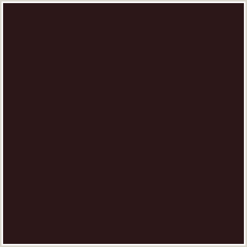 2C1718 Hex Color Image (GONDOLA, RED)