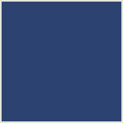 2C4271 Hex Color Image (ASTRONAUT, BLUE, MIDNIGHT BLUE)