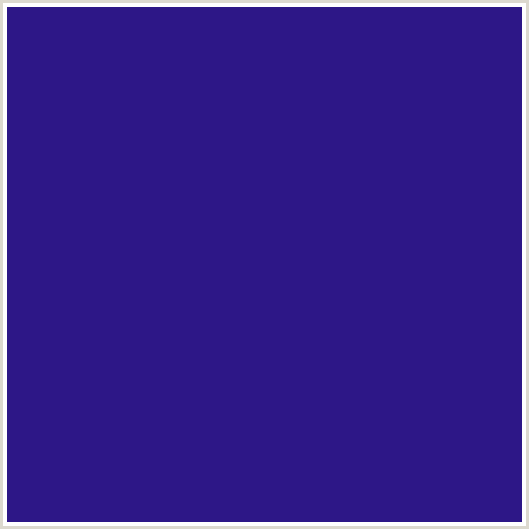 2D1787 Hex Color Image (BLUE VIOLET, PERSIAN INDIGO)