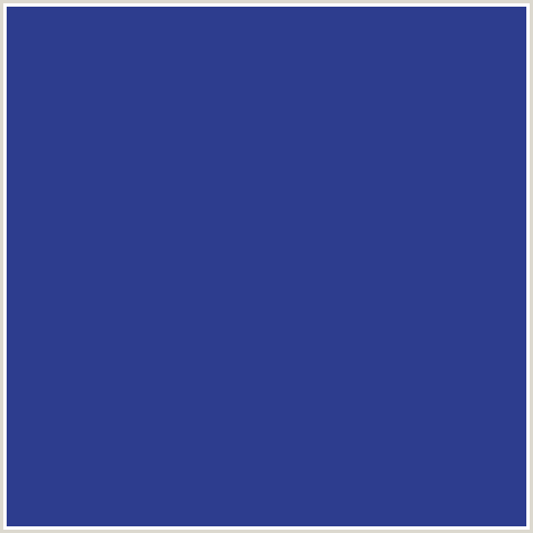 2D3D8E Hex Color Image (BAY OF MANY, BLUE)
