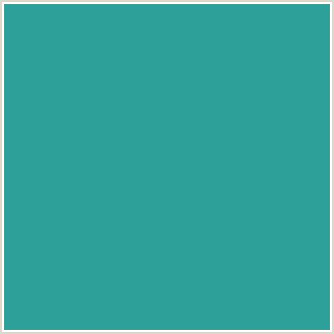 2DA099 Hex Color Image (AQUA, JUNGLE GREEN, LIGHT BLUE)