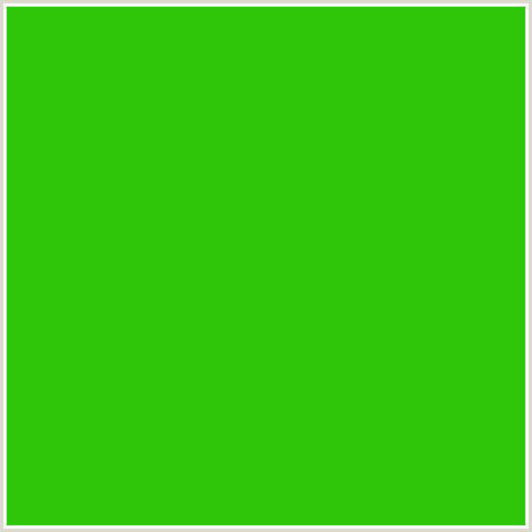 2DC608 Hex Color Image (GREEN, HARLEQUIN)