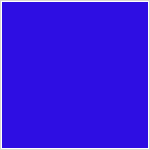 2E0EE3 Hex Color Image (BLUE)