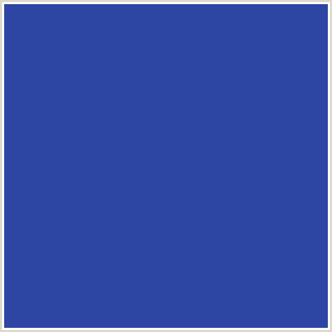 2E46A3 Hex Color Image (BLUE, SAPPHIRE)
