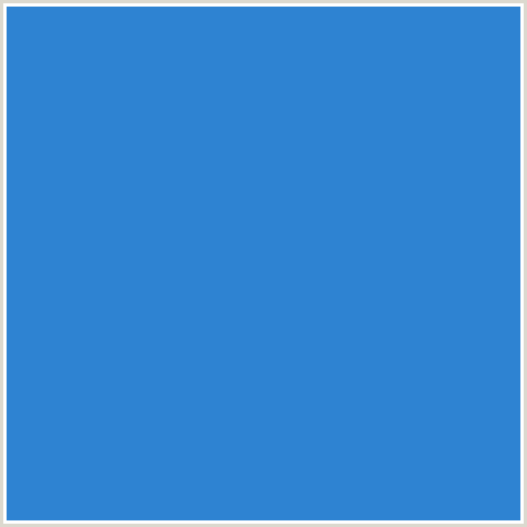 2E83D2 Hex Color Image (BLUE, MARINER)