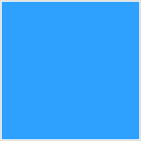 2EA1FF Hex Color Image (BLUE, DODGER BLUE)