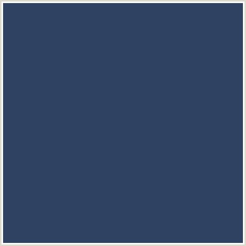 2F4261 Hex Color Image (BLUE, MIDNIGHT BLUE, RHINO)