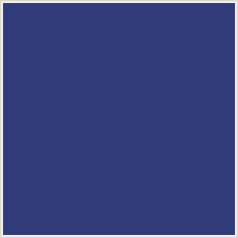 313B7A Hex Color Image (BLUE, MIDNIGHT BLUE, MINSK)