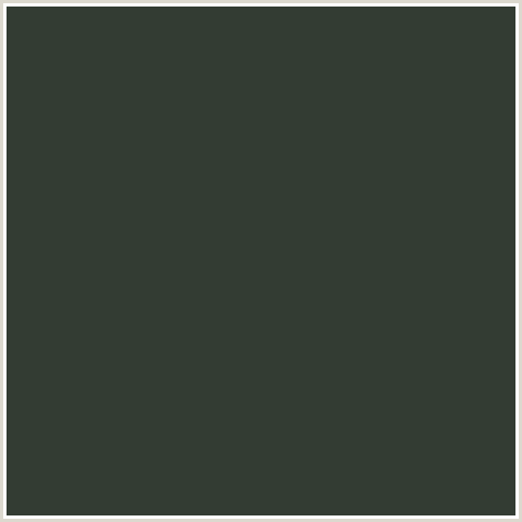 333C33 Hex Color Image (GREEN, LUNAR GREEN)