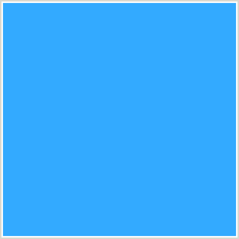 33AAFF Hex Color Image (BLUE, DODGER BLUE)